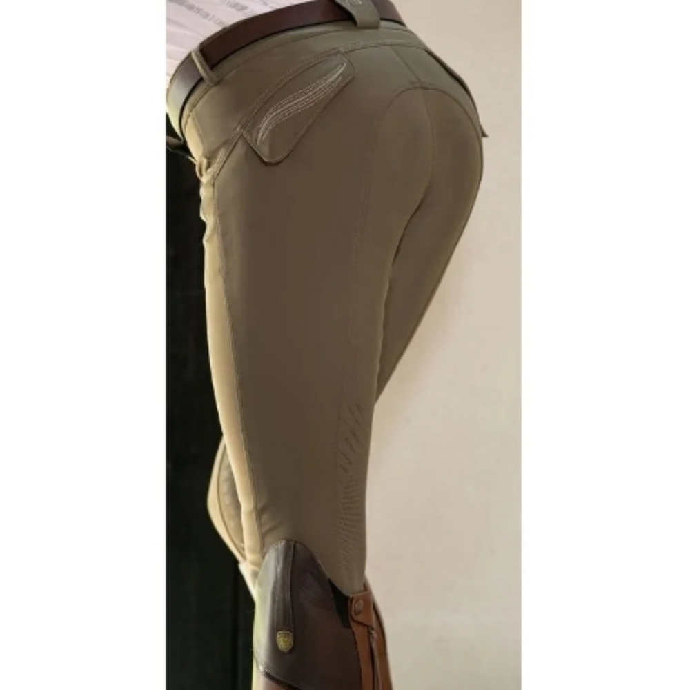 NWT FITS Abbey Knee Patch Equestrian Apparel Pants Large